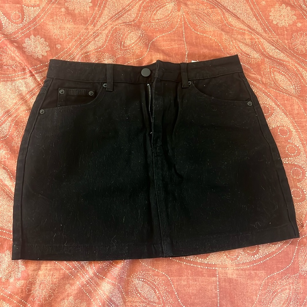 Forever 21 Black Denim Skirt